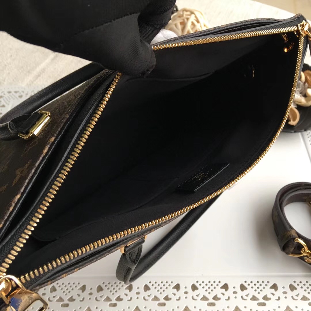 M43764, Pallas Luxury  Louis Vuitton Monogram Canvas and Leather Handbag