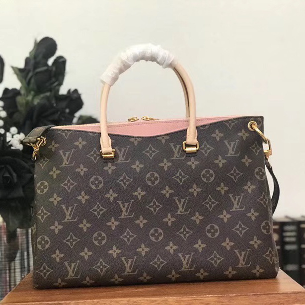 M43400, Pallas Luxury  Louis Vuitton Monogram Canvas and Leather Handbag