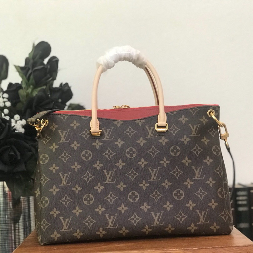 M41175, Pallas Luxury  Louis Vuitton Monogram Canvas and Leather Handbag