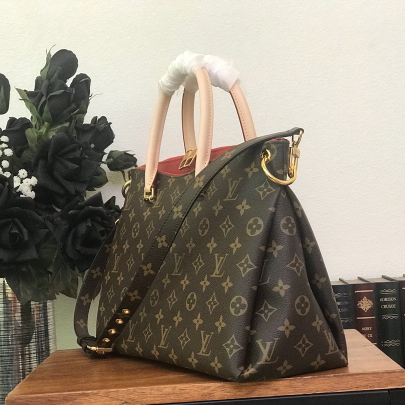 M41175, Pallas Luxury  Louis Vuitton Monogram Canvas and Leather Handbag
