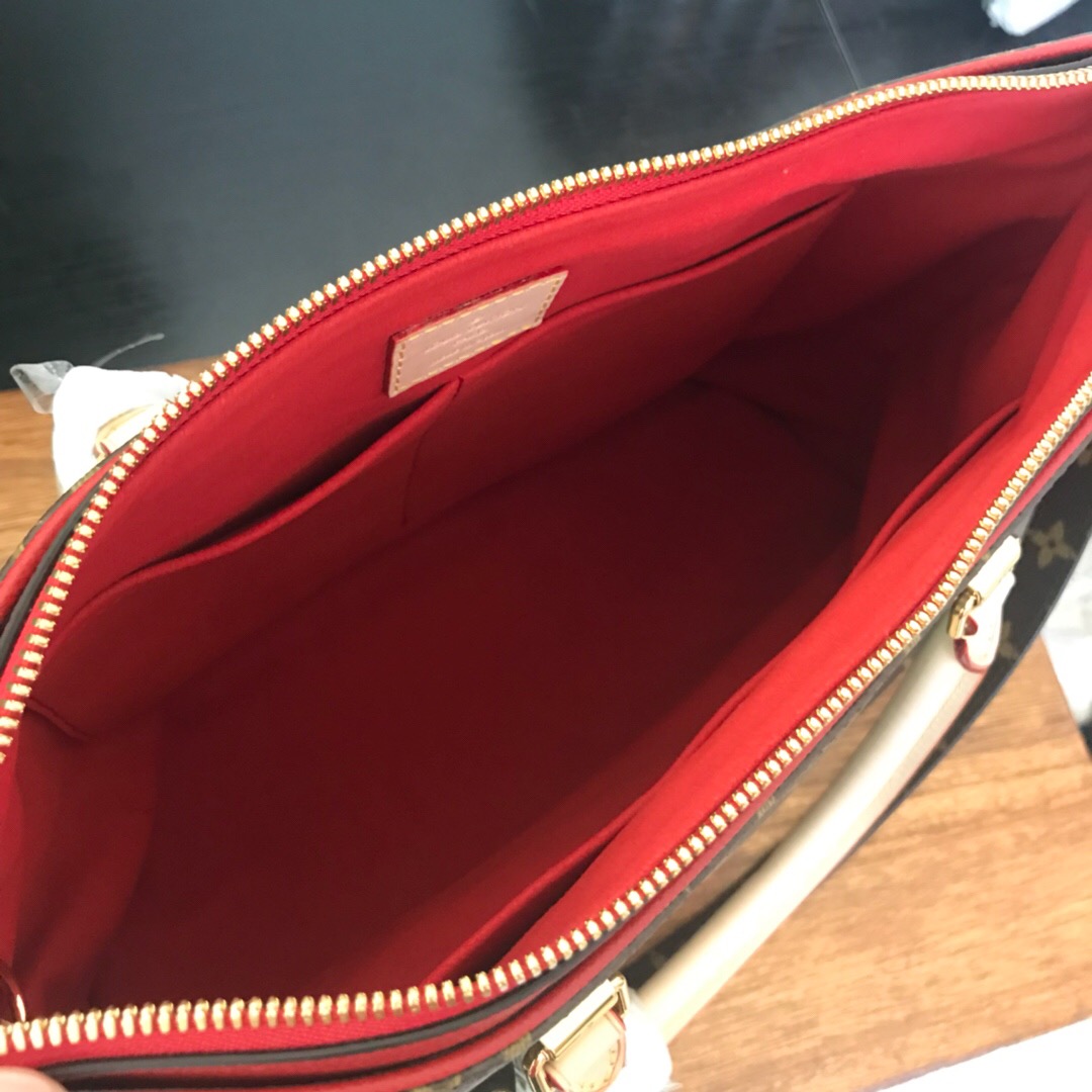 M41175, Pallas Luxury  Louis Vuitton Monogram Canvas and Leather Handbag