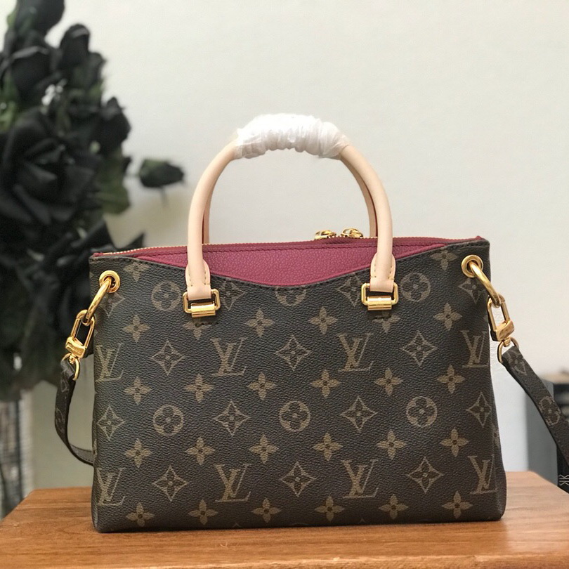 M41218ZS, PALLAS BB Luxury  Louis Vuitton Monogram Canvas and Leather Handbag