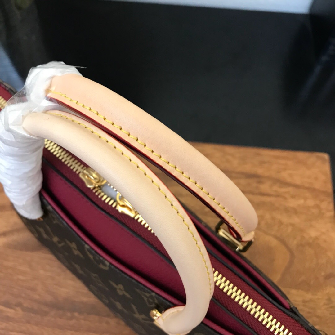 M41218ZS, PALLAS BB Luxury  Louis Vuitton Monogram Canvas and Leather Handbag