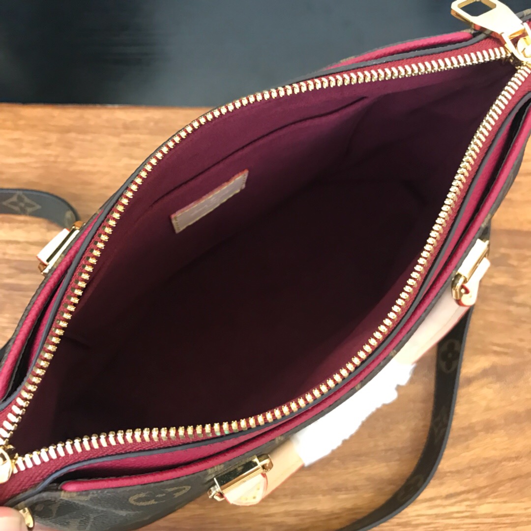 M41218ZS, PALLAS BB Luxury  Louis Vuitton Monogram Canvas and Leather Handbag