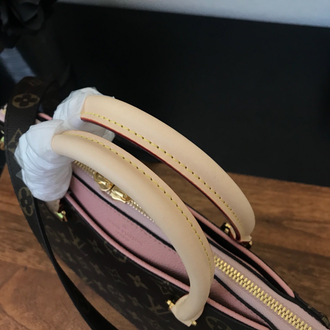 M41241, PALLAS BB Luxury  Louis Vuitton Monogram Canvas and Leather Handbag