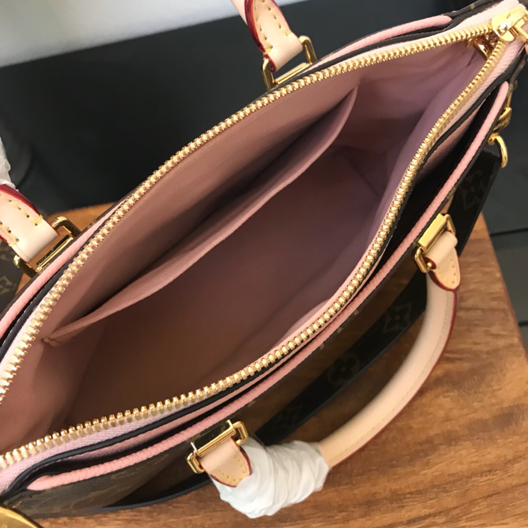 M41241, PALLAS BB Luxury  Louis Vuitton Monogram Canvas and Leather Handbag