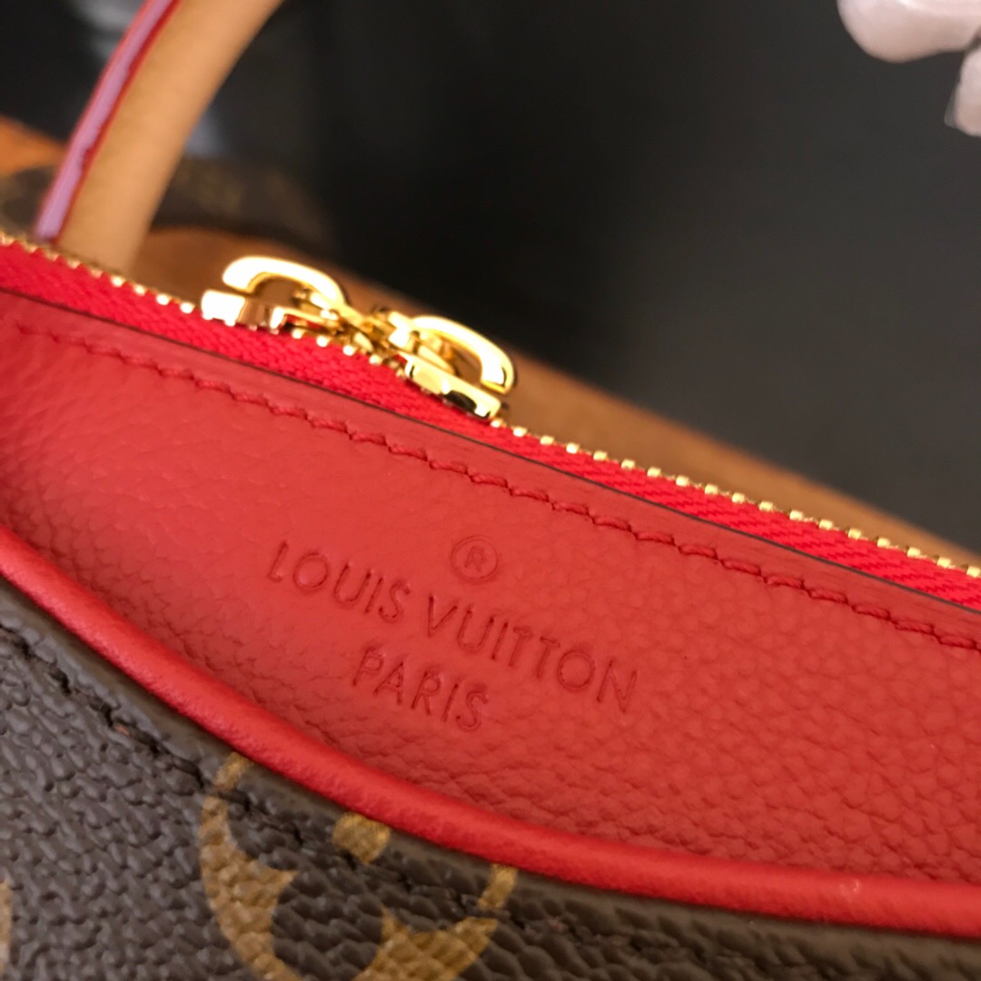 M41241, PALLAS BB Luxury  Louis Vuitton Monogram Canvas and Leather Handbag