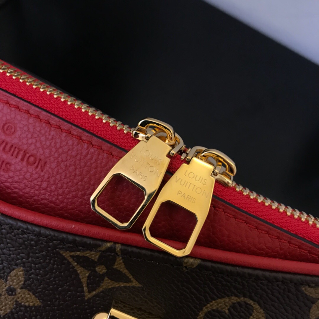M41241, PALLAS BB Luxury  Louis Vuitton Monogram Canvas and Leather Handbag