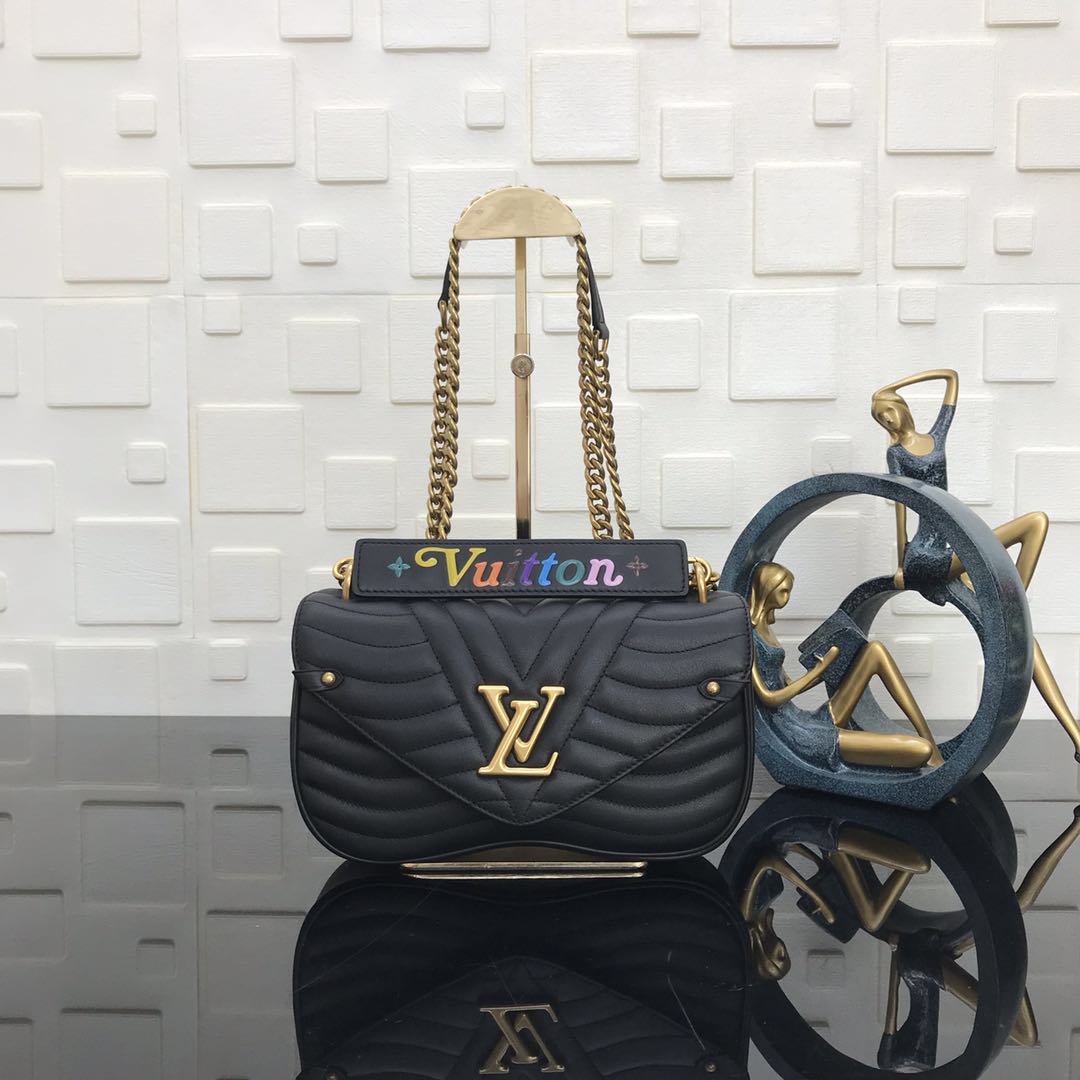 M51498, LOUIS VUITTON NEW WAVE CHAIN BAG MM, Louis Vuitton LV