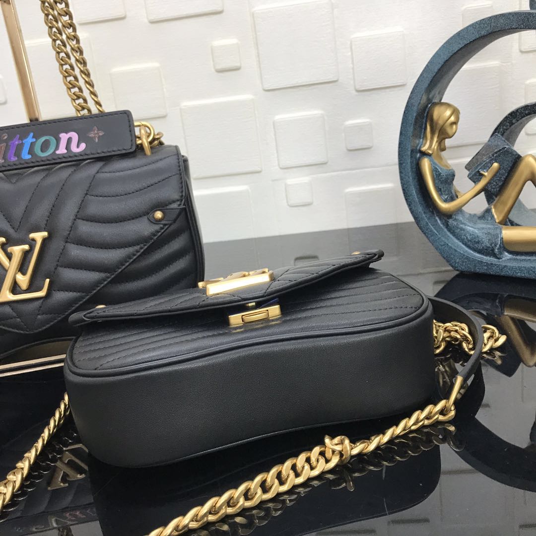 M51498, LOUIS VUITTON NEW WAVE CHAIN BAG MM, Louis Vuitton LV