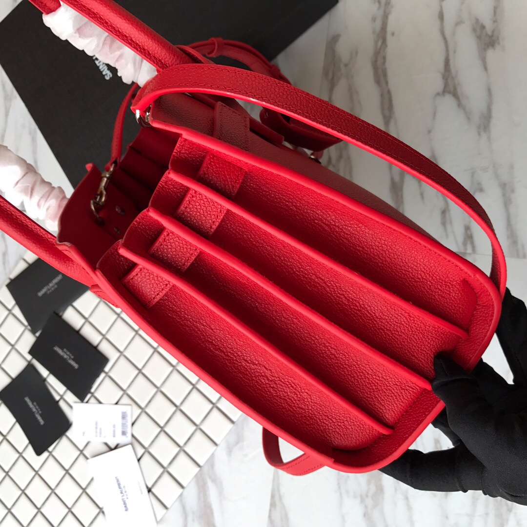 421859 CLASSIC SAC DE JOUR BABY IN GRAINED LEATHER, YSL Saint Laurent
