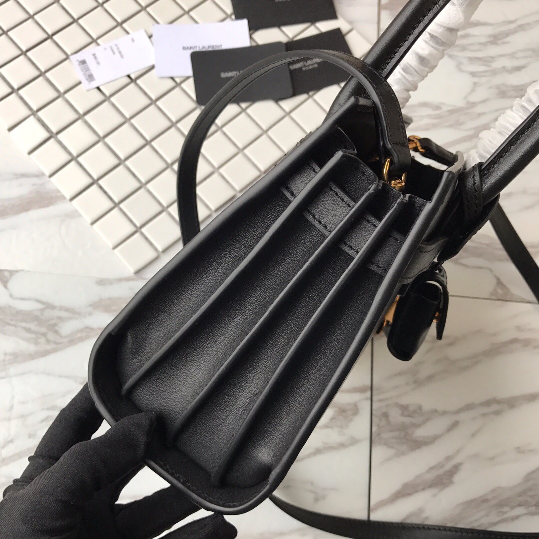 398711 CLASSIC SAC DE JOUR NANO IN SMOOTH LEATHER, YSL Saint Laurent