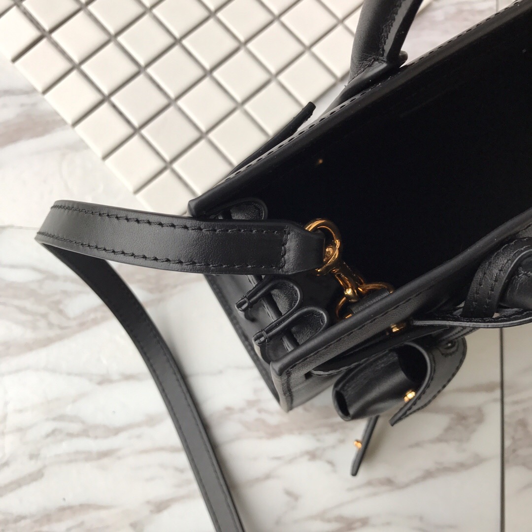 398711 CLASSIC SAC DE JOUR NANO IN SMOOTH LEATHER, YSL Saint Laurent