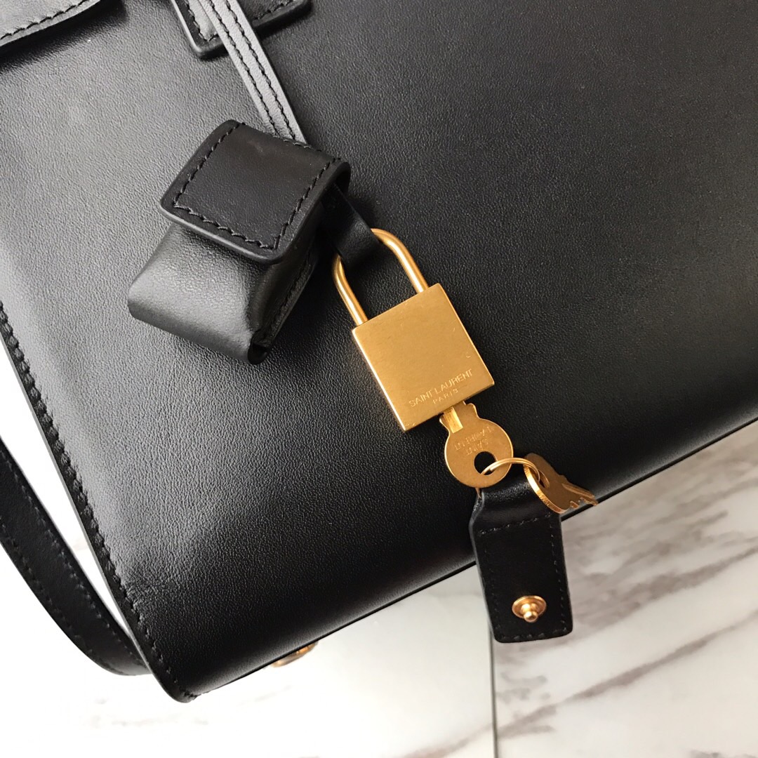 421859 CLASSIC SAC DE JOUR BABY IN SMOOTH LEATHER, YSL Saint Laurent