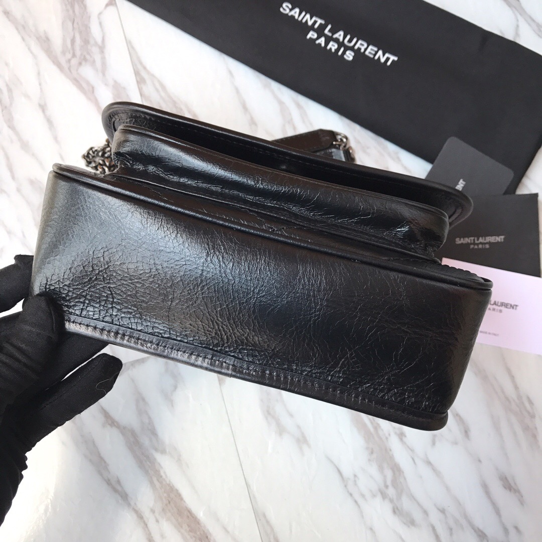 533037 NIKI BABY IN VINTAGE LEATHER, YSL Saint Laurent