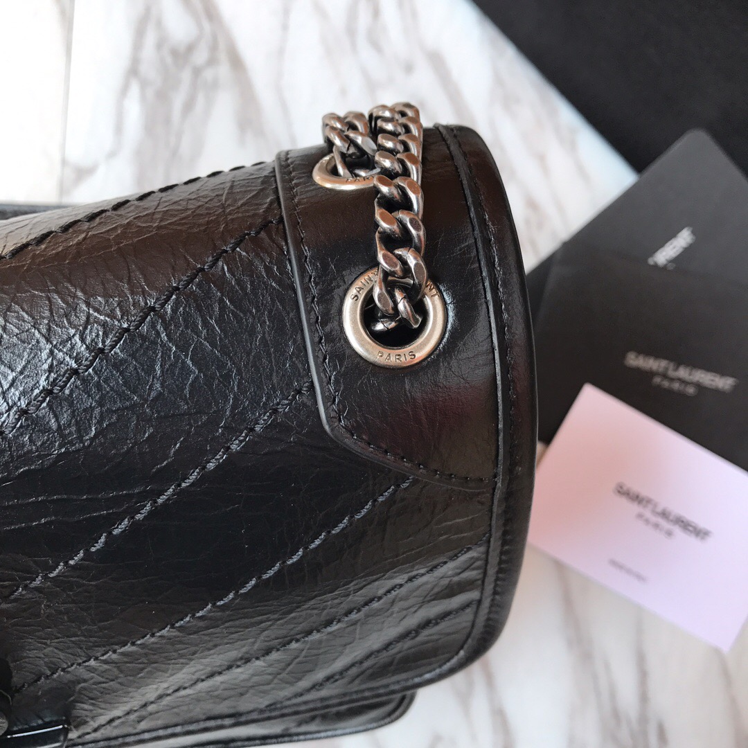 533037 NIKI BABY IN VINTAGE LEATHER, YSL Saint Laurent