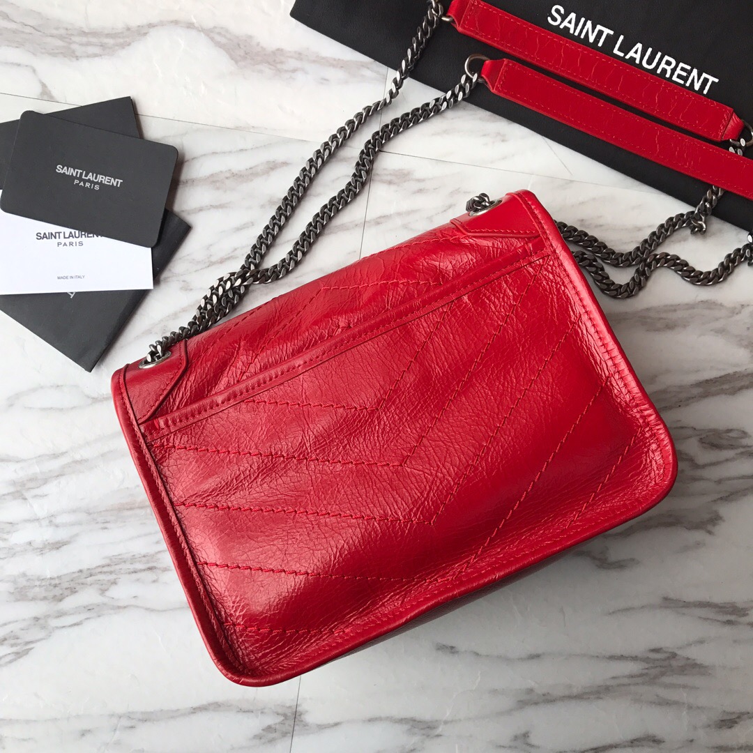 533037 NIKI BABY IN VINTAGE LEATHER, YSL Saint Laurent