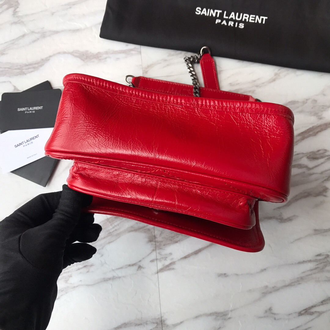 533037 NIKI BABY IN VINTAGE LEATHER, YSL Saint Laurent