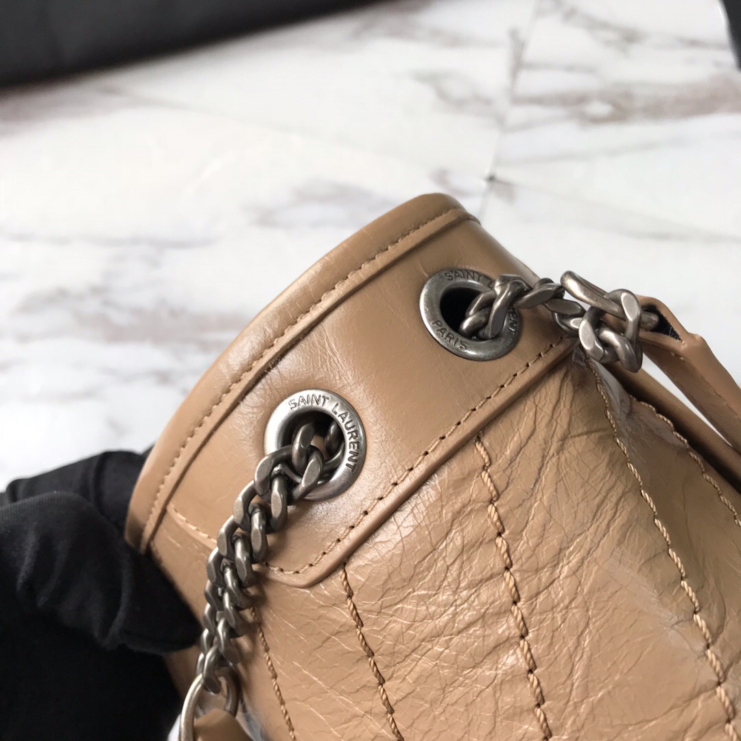 533037 NIKI BABY IN VINTAGE LEATHER, YSL Saint Laurent
