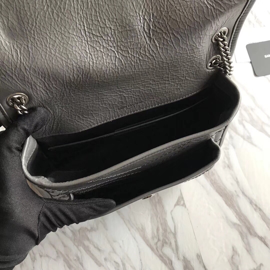 533037 NIKI BABY IN VINTAGE LEATHER, YSL Saint Laurent