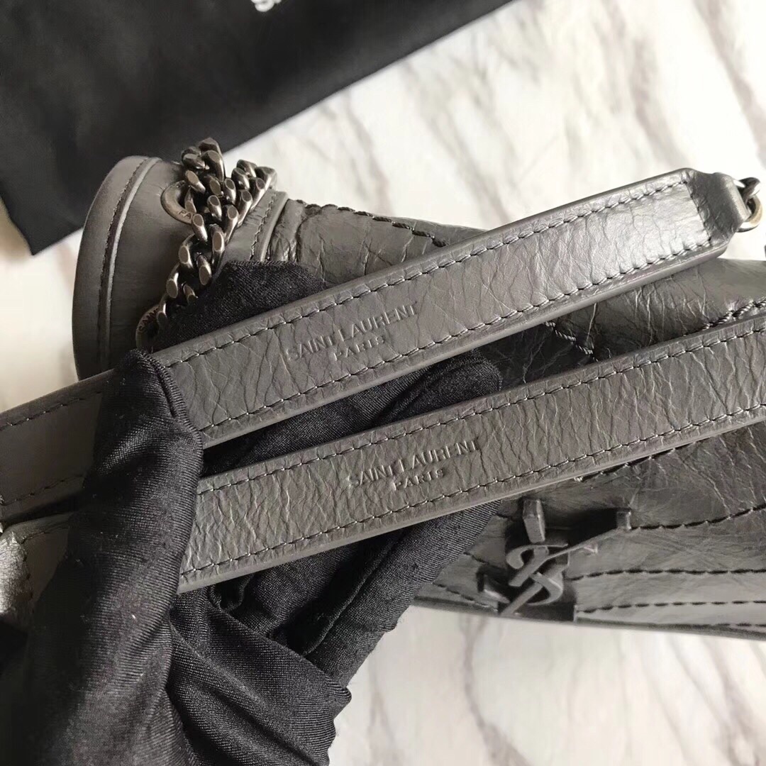 533037 NIKI BABY IN VINTAGE LEATHER, YSL Saint Laurent