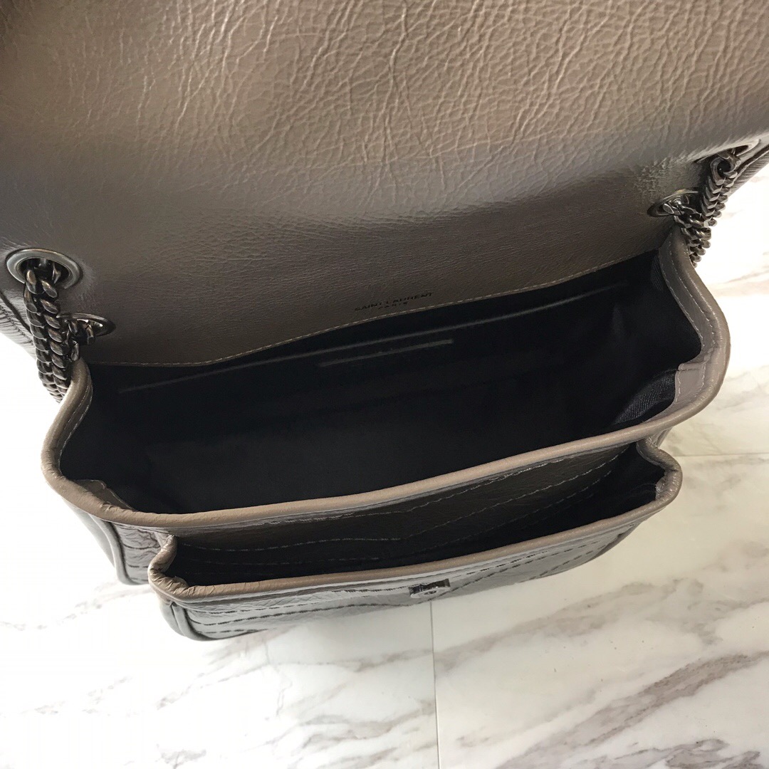 533037 NIKI BABY IN VINTAGE LEATHER, YSL Saint Laurent