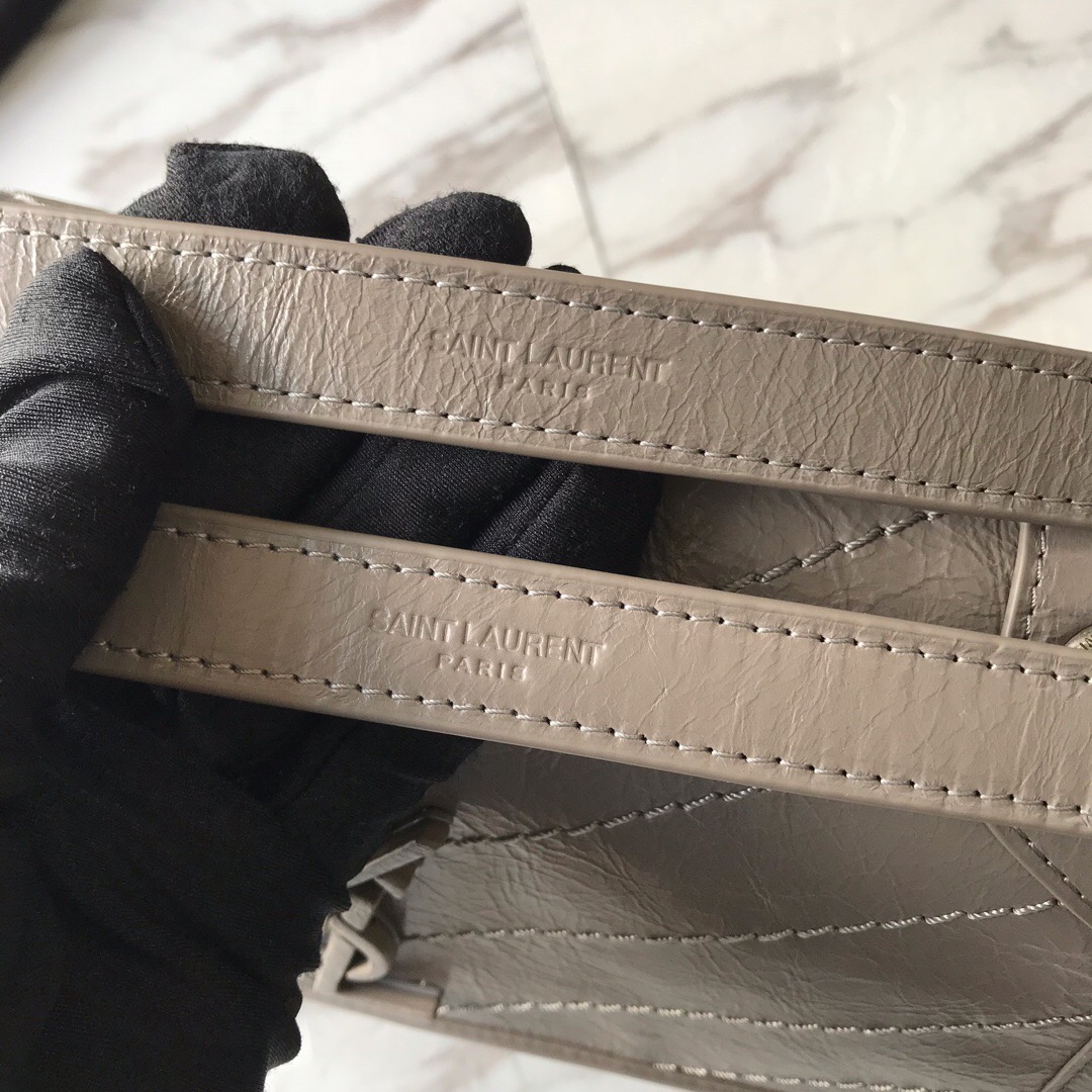 533037 NIKI BABY IN VINTAGE LEATHER, YSL Saint Laurent