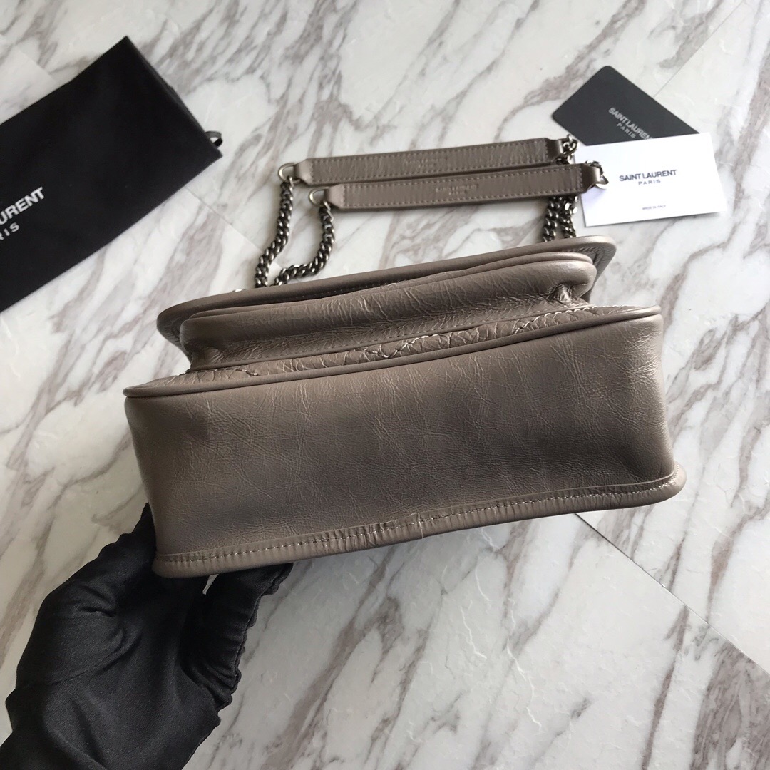 533037 NIKI BABY IN VINTAGE LEATHER, YSL Saint Laurent