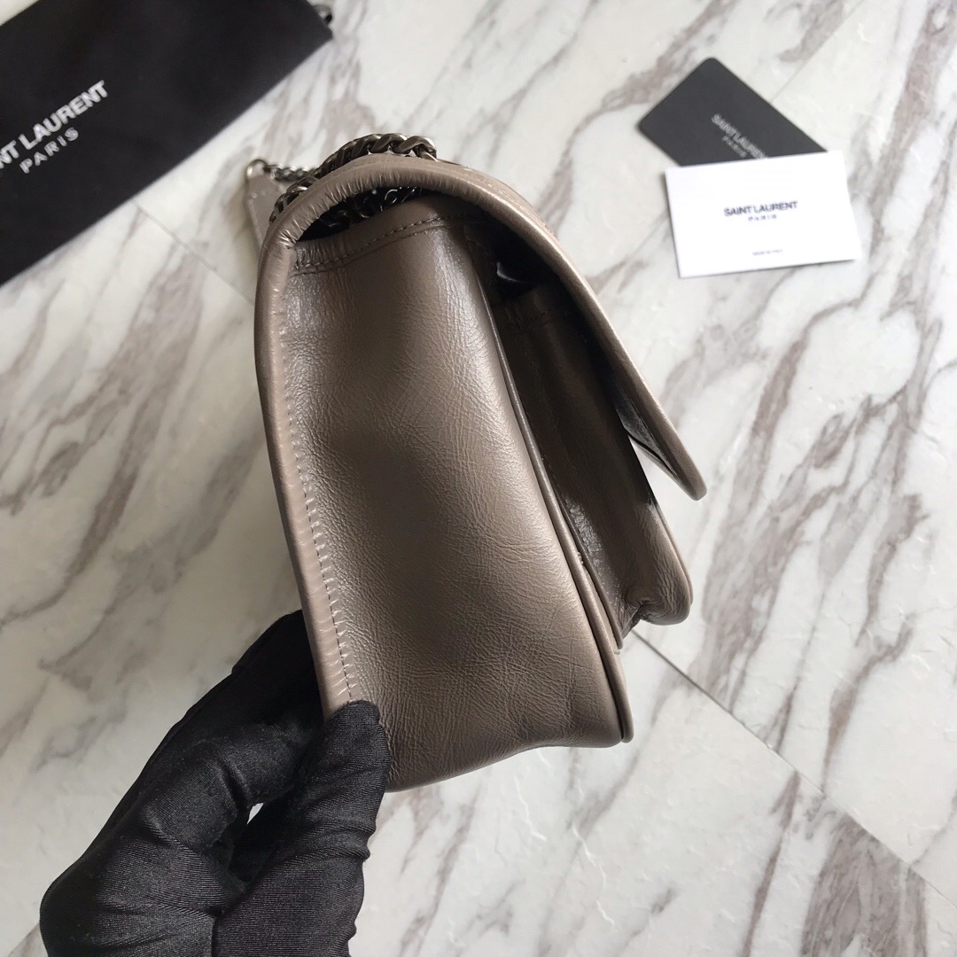 533037 NIKI BABY IN VINTAGE LEATHER, YSL Saint Laurent