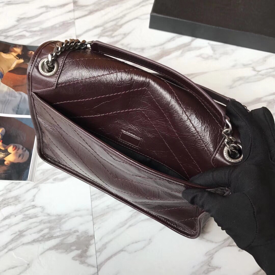 498894 NIKI MEDIUM IN VINTAGE LEATHER, YSL Saint Laurent