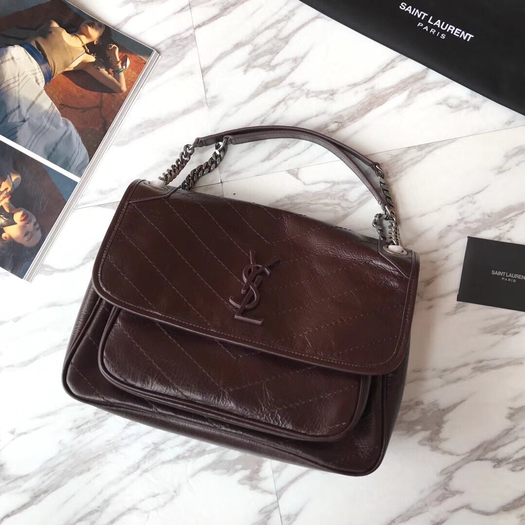 498894 NIKI MEDIUM IN VINTAGE LEATHER, YSL Saint Laurent