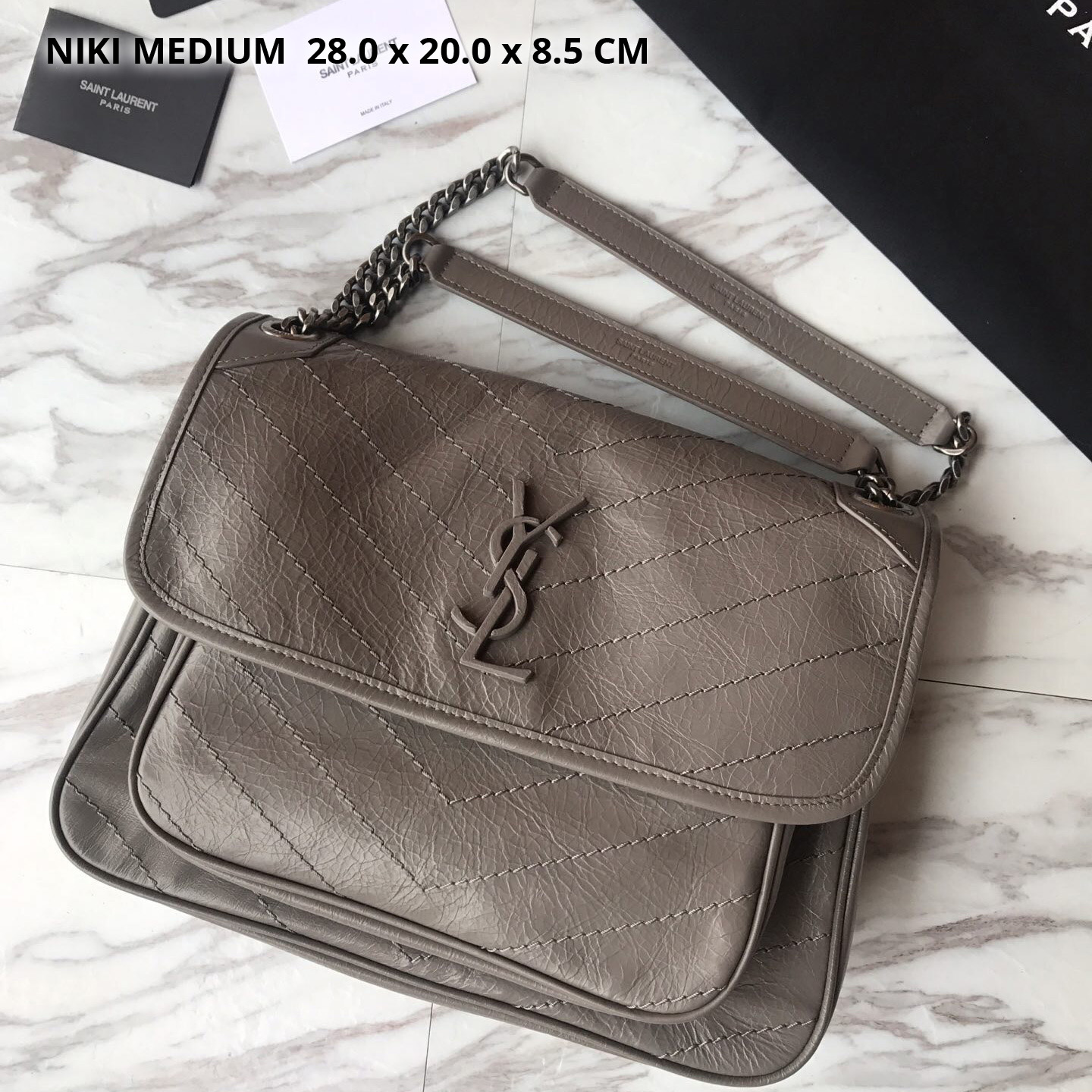 498894 NIKI MEDIUM IN VINTAGE LEATHER, YSL Saint Laurent