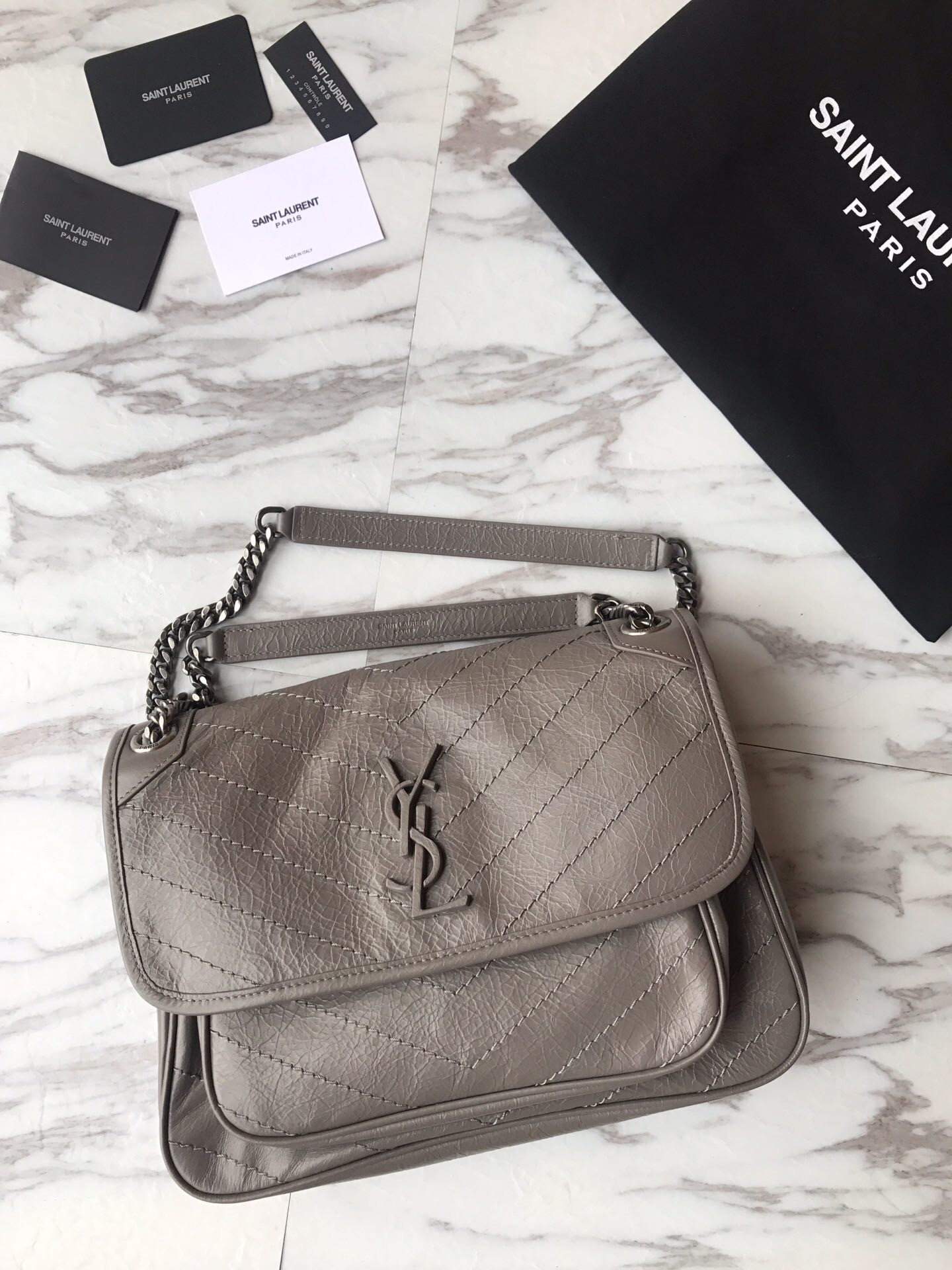 498894 NIKI MEDIUM IN VINTAGE LEATHER, YSL Saint Laurent