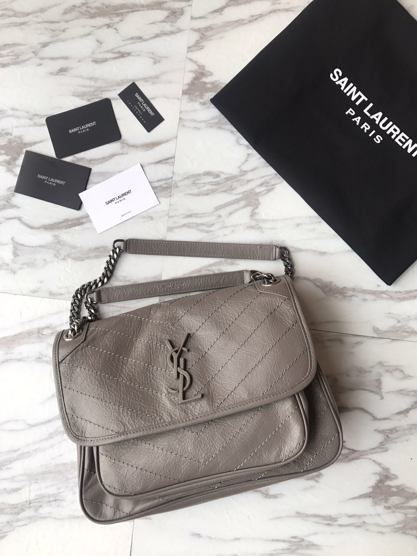 498894 NIKI MEDIUM IN VINTAGE LEATHER, YSL Saint Laurent