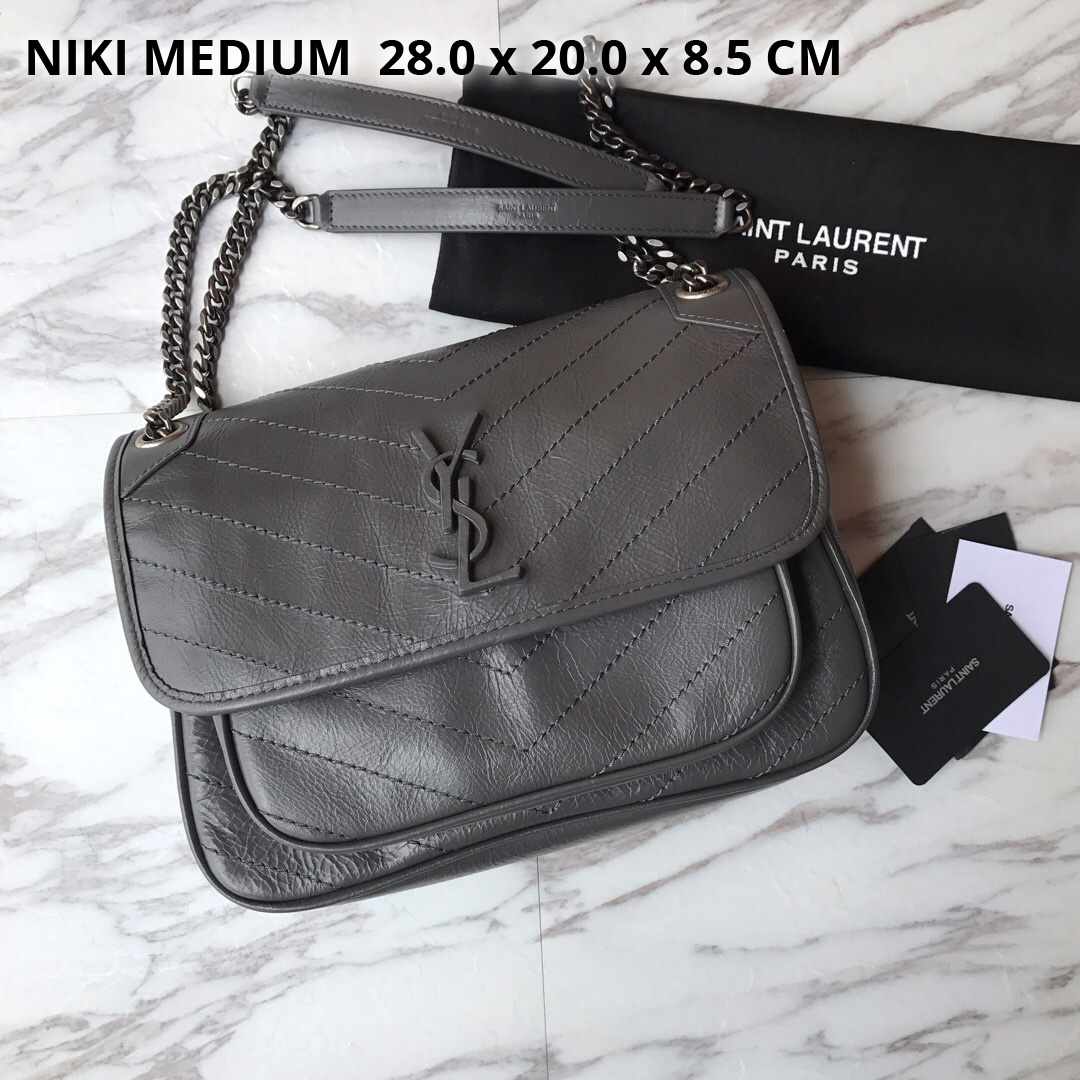 498894 NIKI MEDIUM IN VINTAGE LEATHER, YSL Saint Laurent