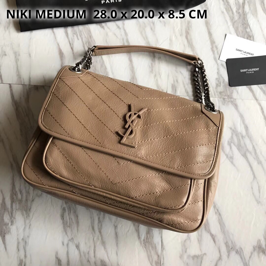 498894 NIKI MEDIUM IN VINTAGE LEATHER, YSL Saint Laurent