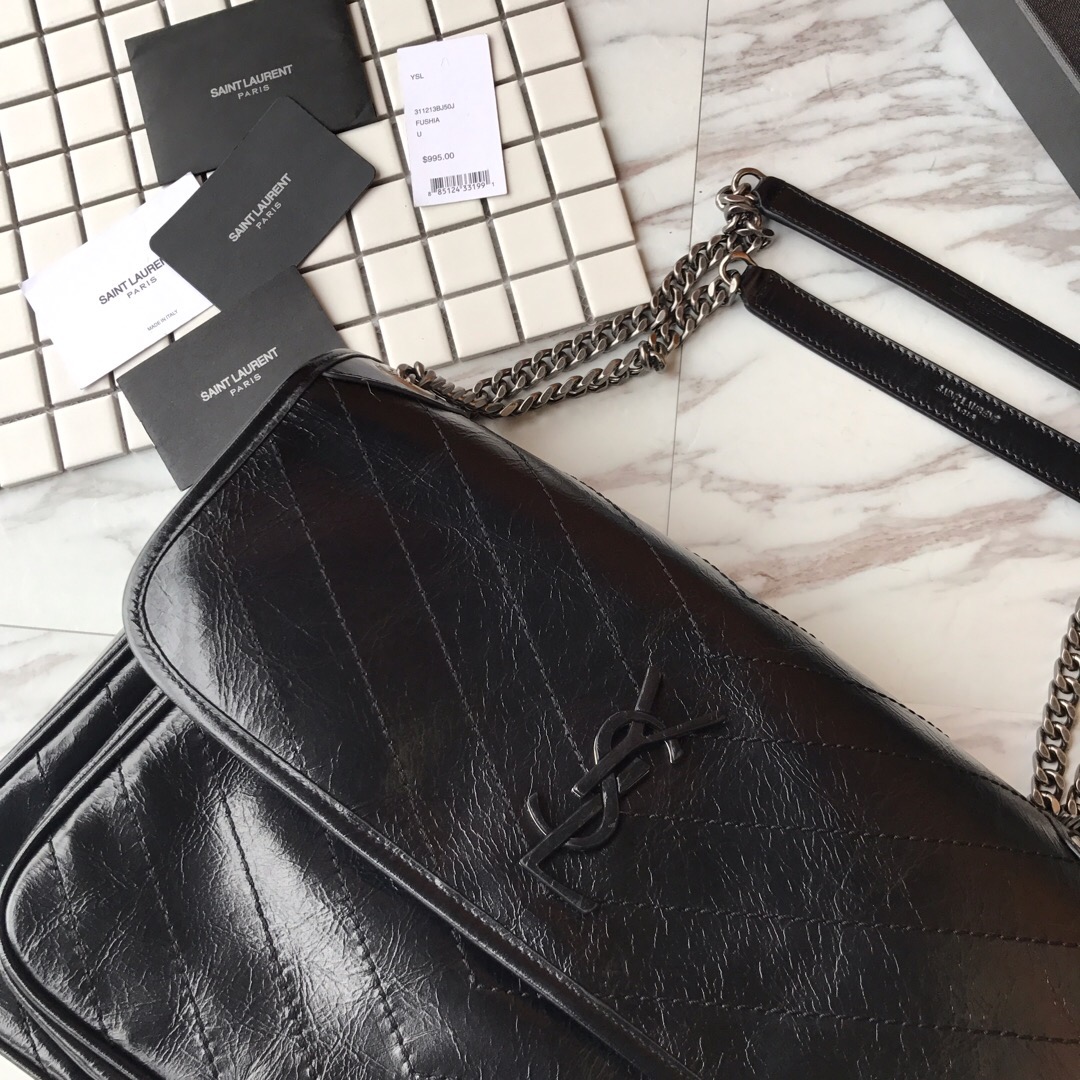 498883 NIKI LARGE IN VINTAGE LEATHER, YSL Saint Laurent