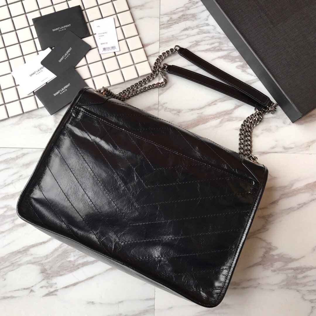 498883 NIKI LARGE IN VINTAGE LEATHER, YSL Saint Laurent