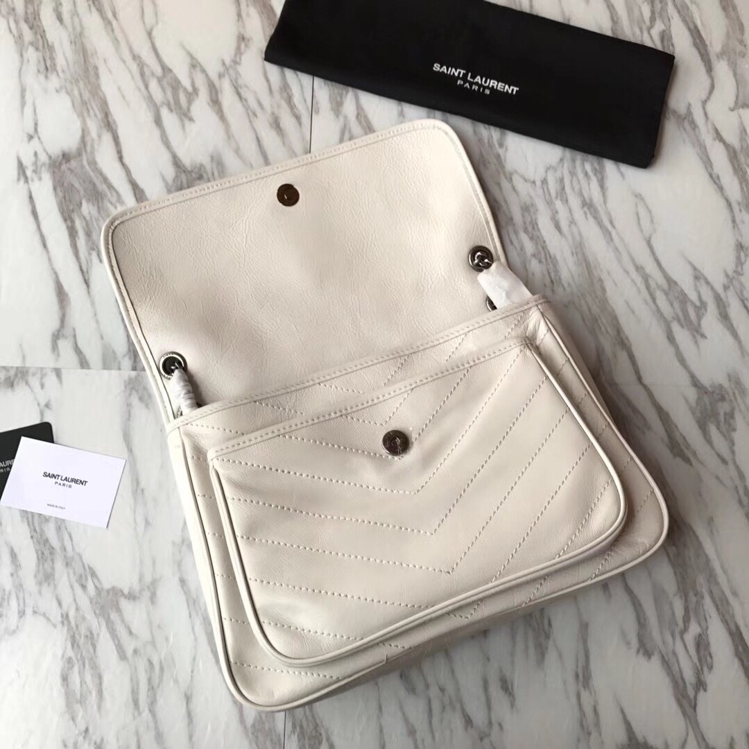 498883 NIKI LARGE IN VINTAGE LEATHER, YSL Saint Laurent