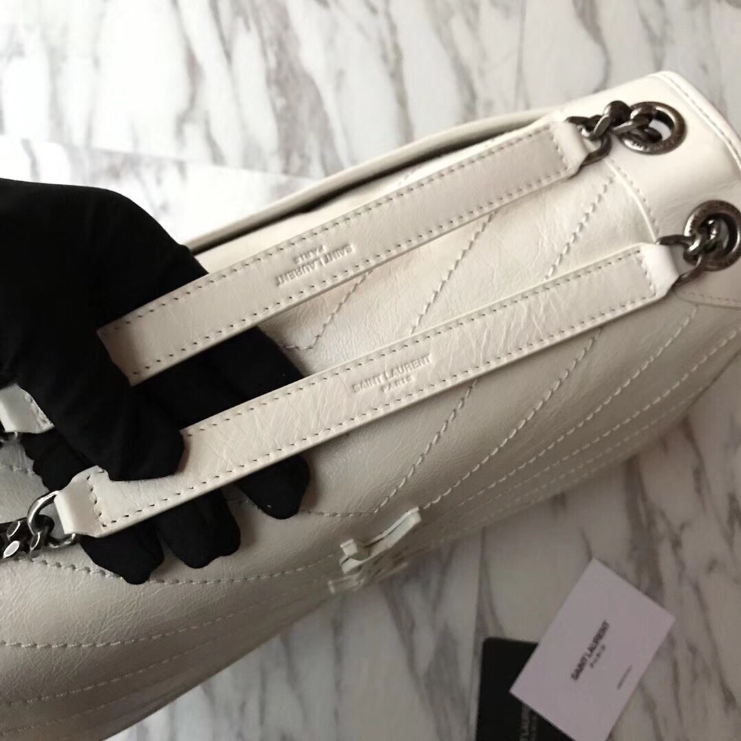 498883 NIKI LARGE IN VINTAGE LEATHER, YSL Saint Laurent