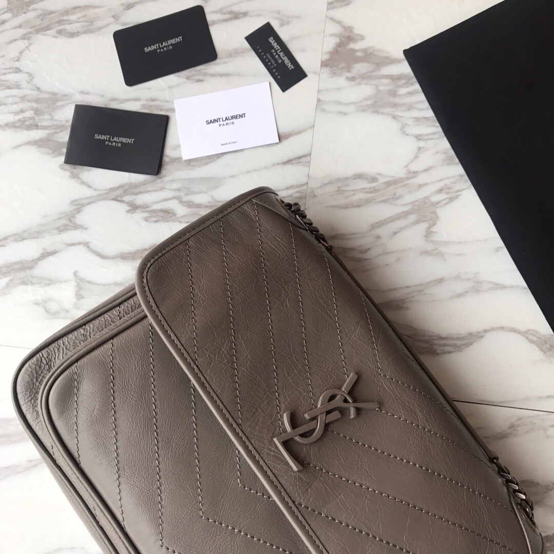 498883 NIKI LARGE IN VINTAGE LEATHER, YSL Saint Laurent