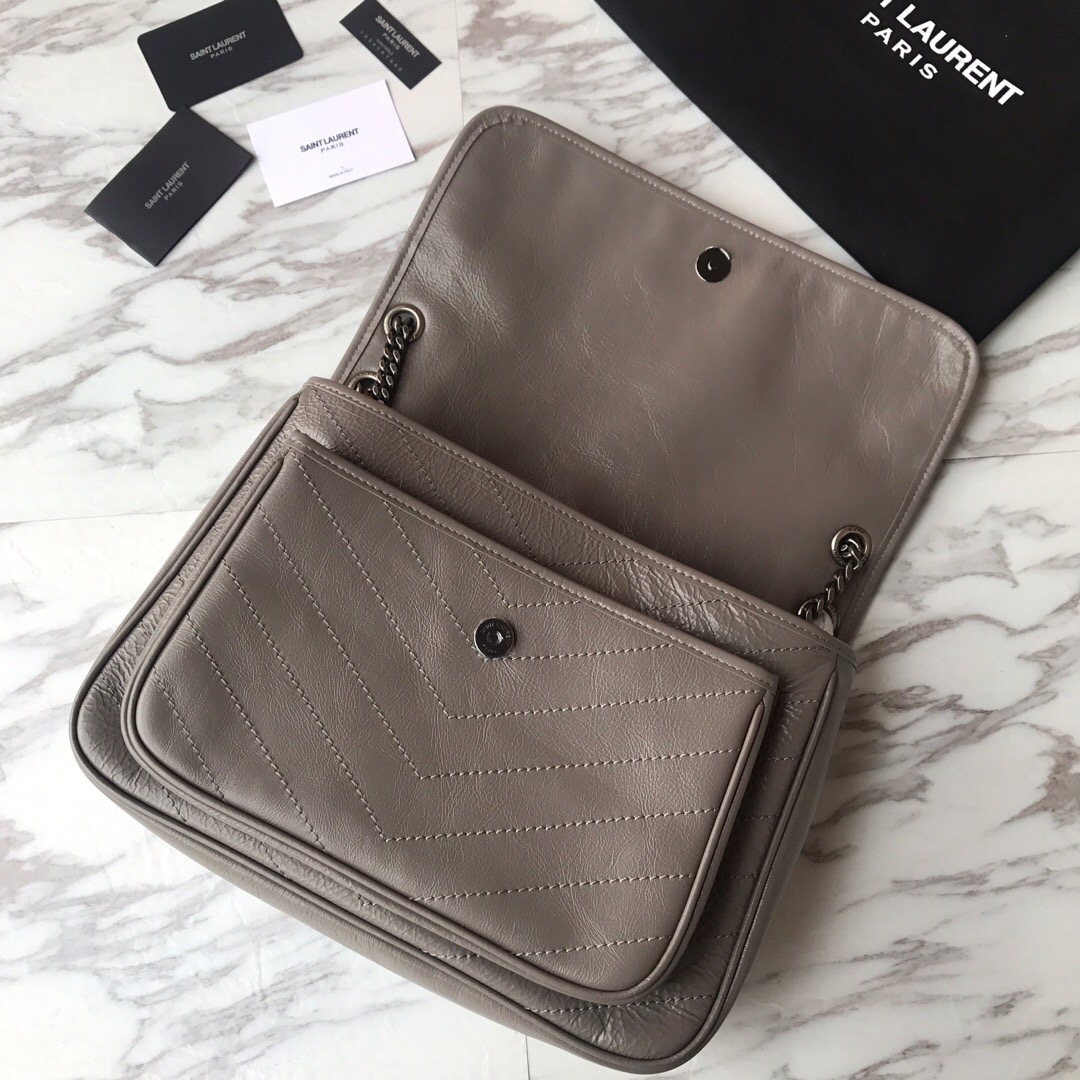 498883 NIKI LARGE IN VINTAGE LEATHER, YSL Saint Laurent