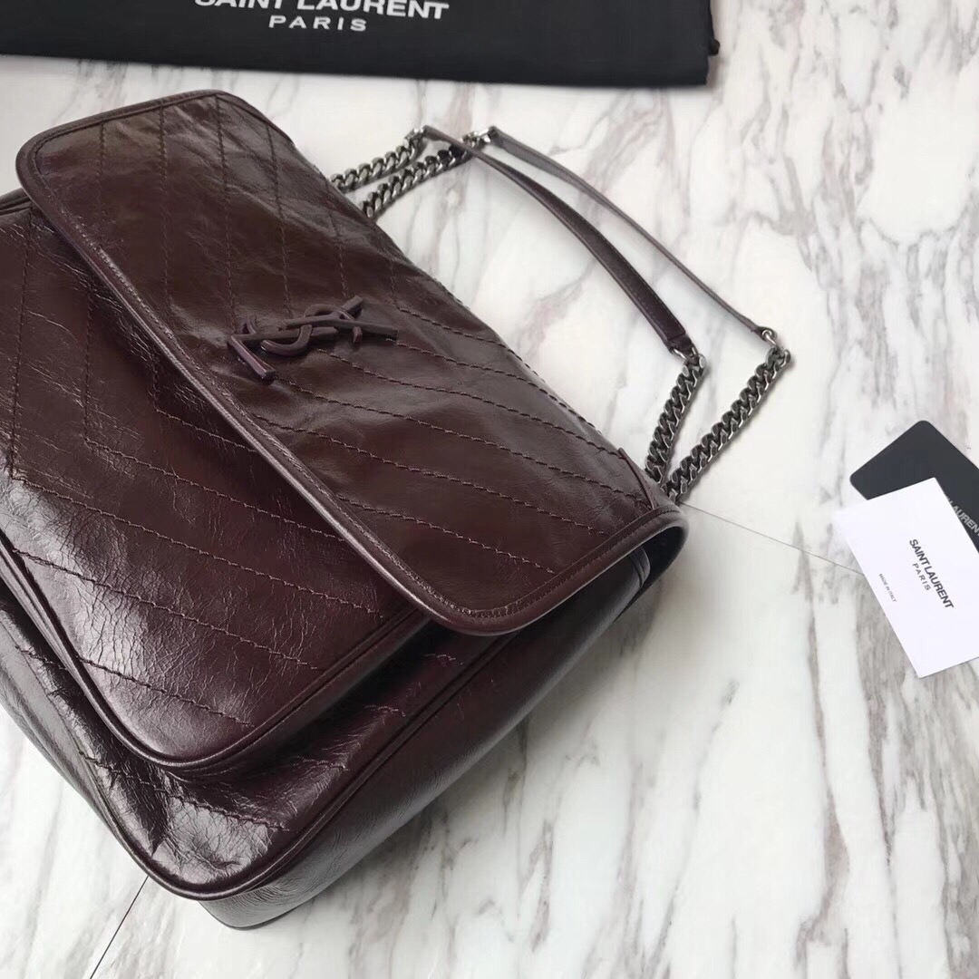 498883 NIKI LARGE IN VINTAGE LEATHER, YSL Saint Laurent