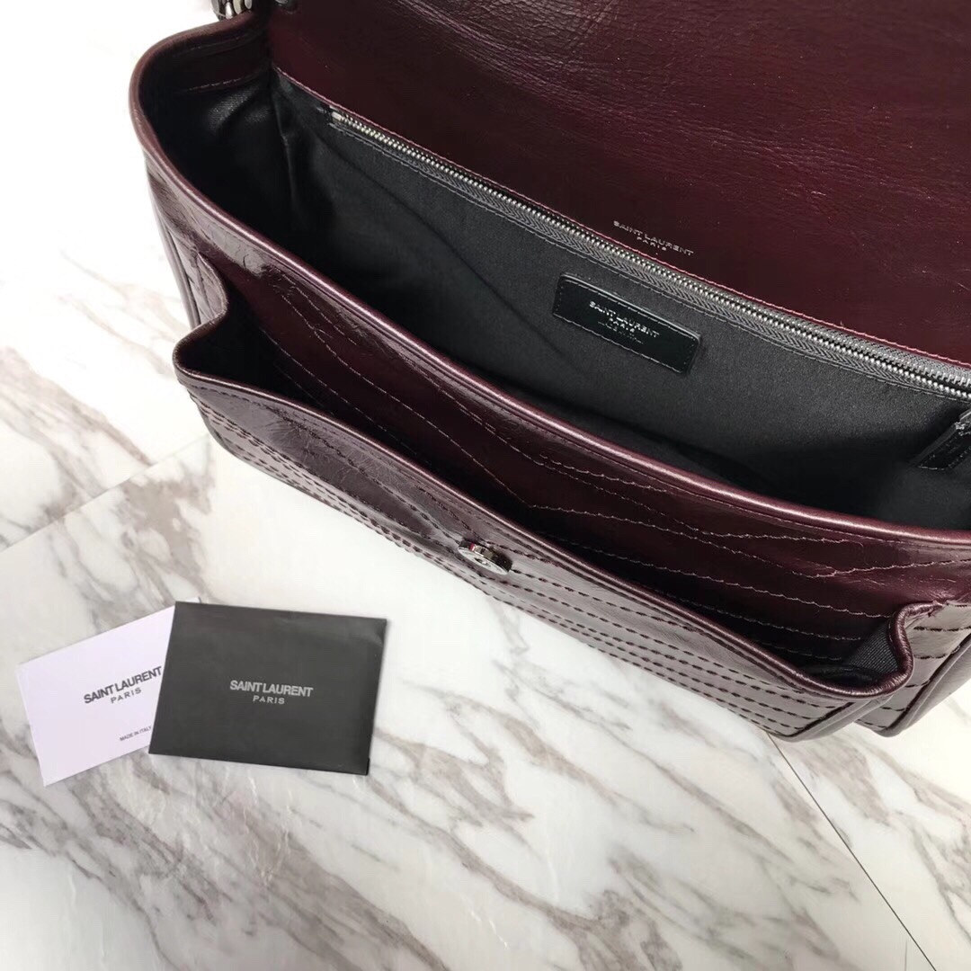 498883 NIKI LARGE IN VINTAGE LEATHER, YSL Saint Laurent