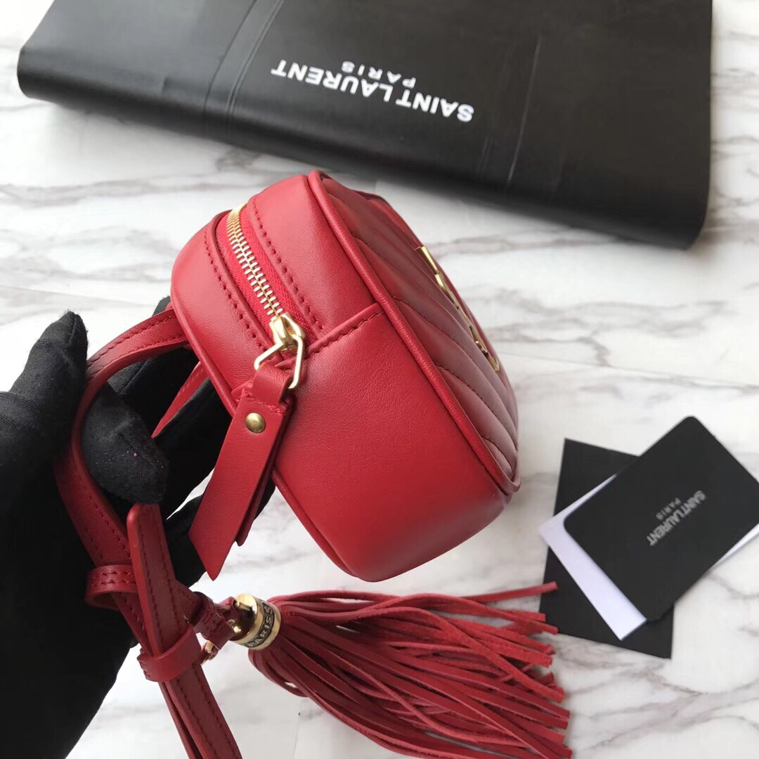 534817 LOU BELT BAG IN MATELASSÉ LEATHER, YSL Saint Laurent