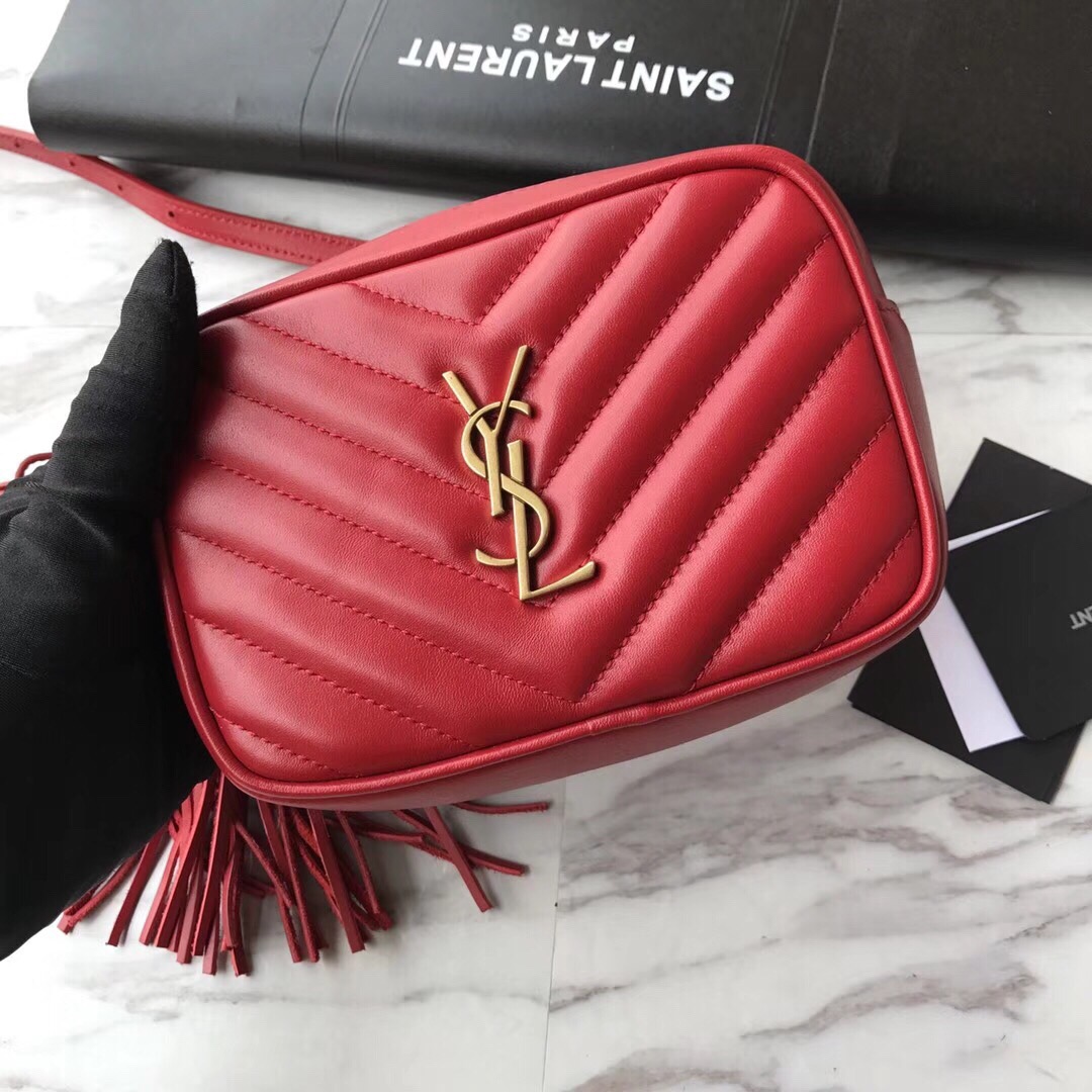 534817 LOU BELT BAG IN MATELASSÉ LEATHER, YSL Saint Laurent