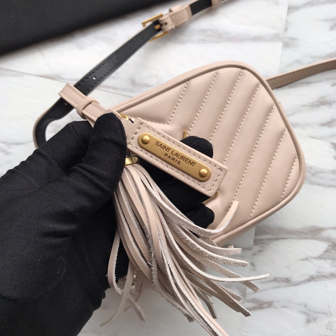 534817 LOU BELT BAG IN MATELASSÉ LEATHER, YSL Saint Laurent