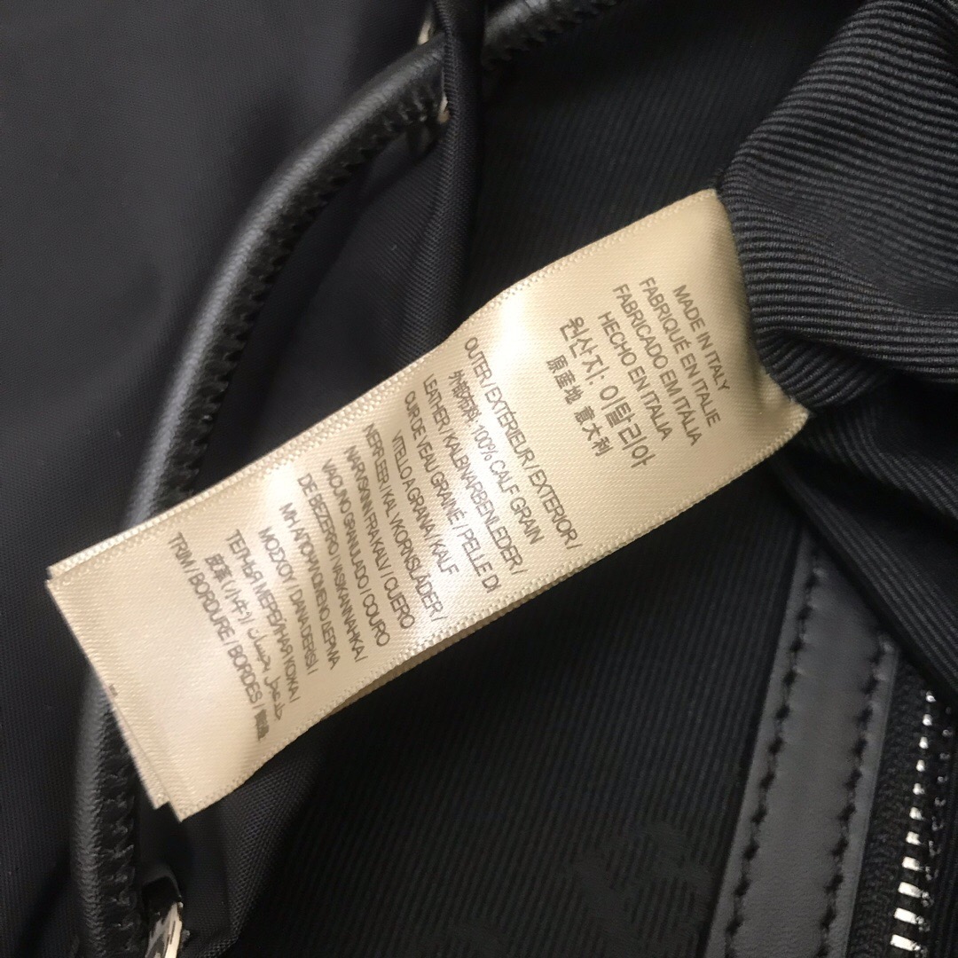 40166221, The Medium Rucksack in Technical Nylon and Leather, BURBERRY BACKPACKS