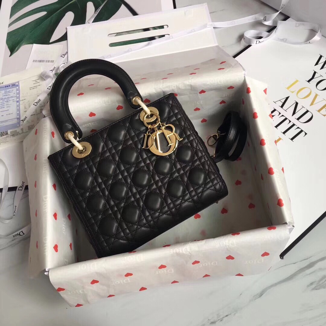 LADY DIOR LAMBSKIN BAG