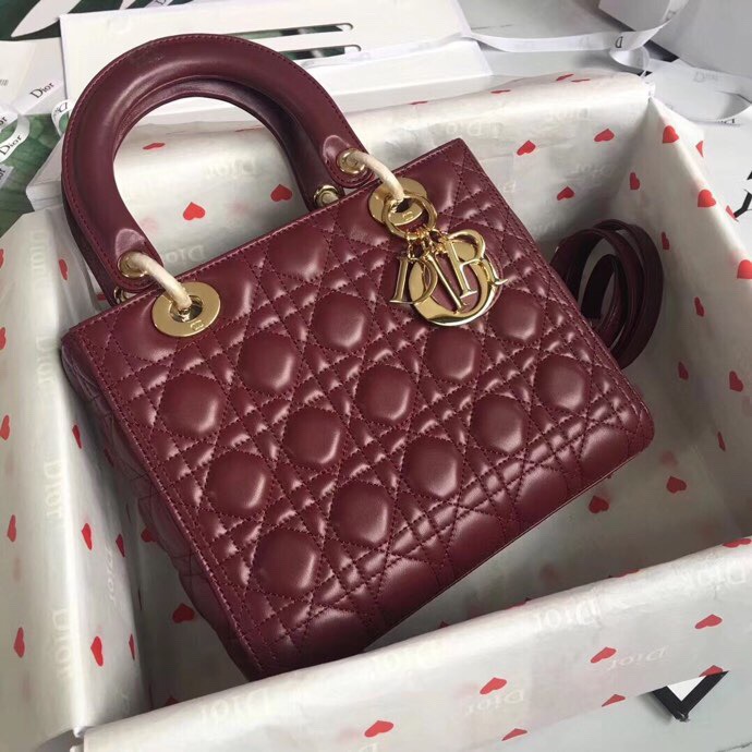 LADY DIOR LAMBSKIN BAG